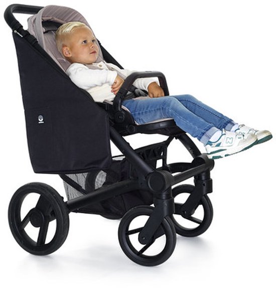 Dooky - Zij Tas Voor Kinderwagen en Buggy - Zwart - Met Rits Afsluitbaar van Merkloos — afbeelding 2