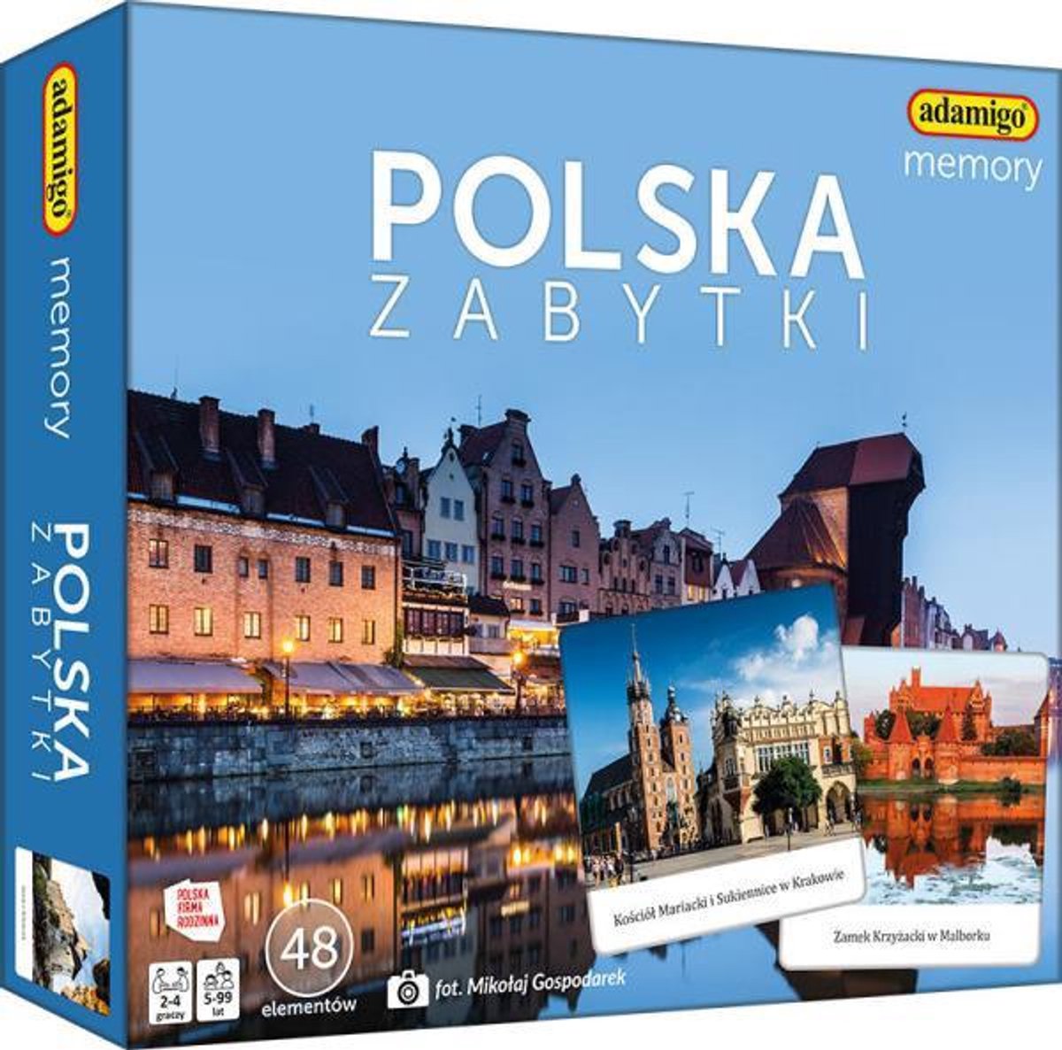 Gra memory Polska zabytki - Memory-spel Poolse monumenten