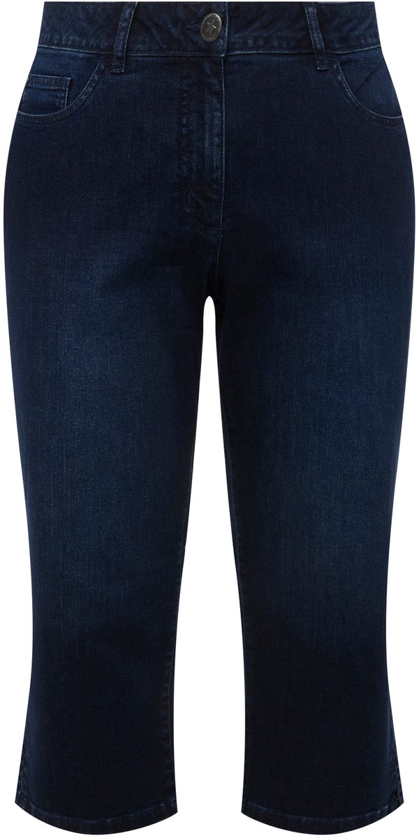 Angel of Style - Dames - 3/4-capri-jeans Carrie stretchcomfort 5-pocket - Donkerblauw - Maat 44