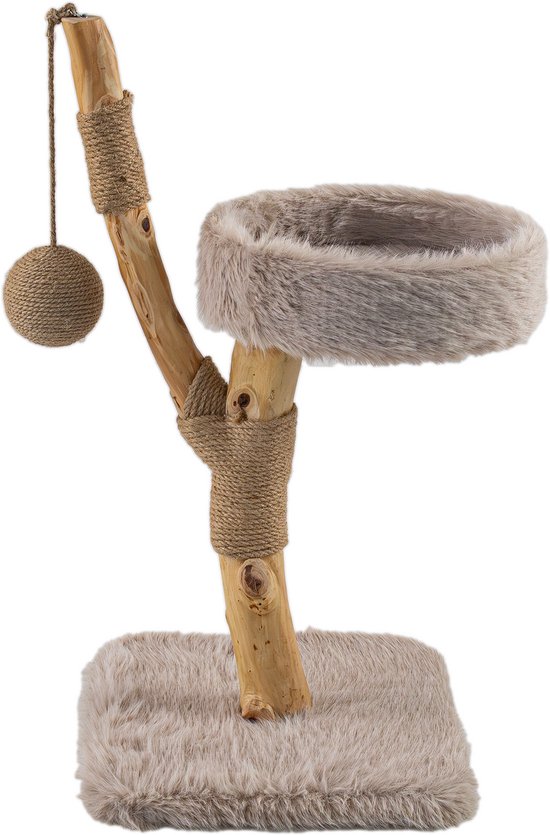 Outsunny bijzettafel voor tuin, salontafel, tuintafel, balkontafel, ESG, PE-rotan, bruin