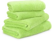 MÖVE Handdoekenset New Classic 2x 50x100cm + 2x 67x140cm 100% katoen - Absorberend & huidvriendelijk - Made in Germany