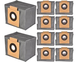 Stofzuigerzakken geschikt voor Eufy Clean X8 Pro / X10 Pro Omni - reservezakken - accessoireset - stofzuigerzakken - 10 Stuks