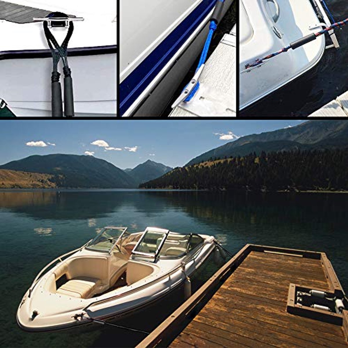 Elastisch Docktouw voor Boot - 4 Stuks