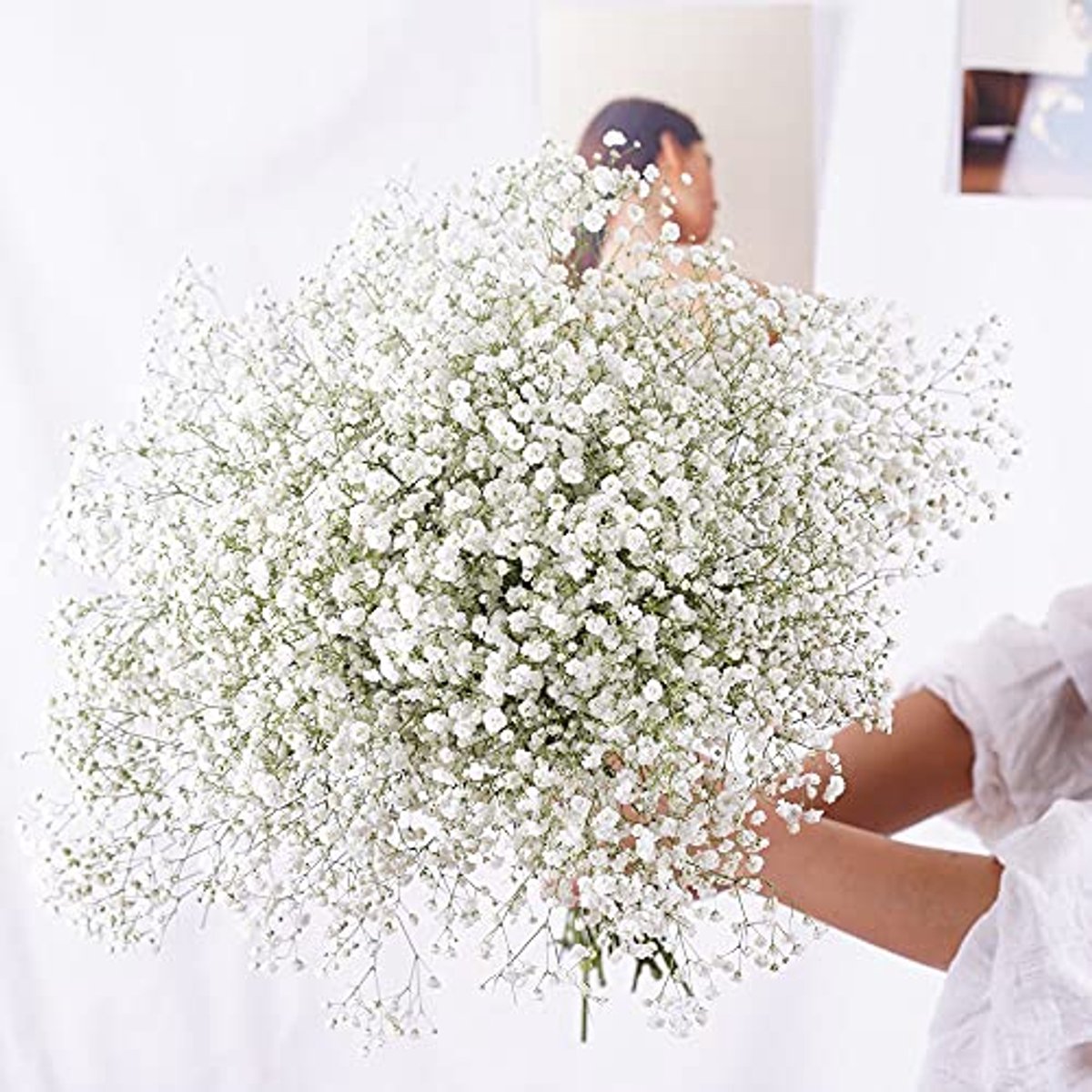 Natuurlijke Gedroogde Gypsophila Bloemen voor Bruiloft en Thuisdecoratie