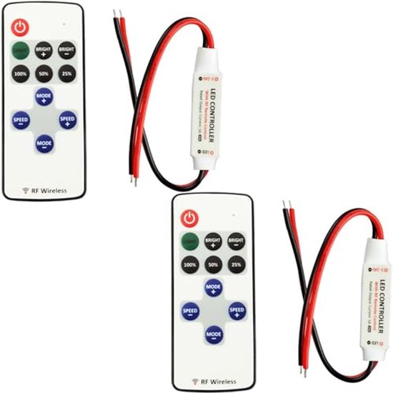 LEDLUX CL2273 LED-dimmer PWM 12 V 24 V 30 A met RF-afstandsbediening Wireless Frequentie PWM en Dimming Curve DM111