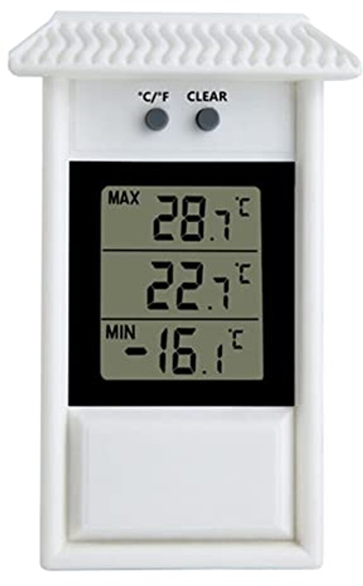 Digitale Max Min Thermometer voor Binnen en Buiten met Display
