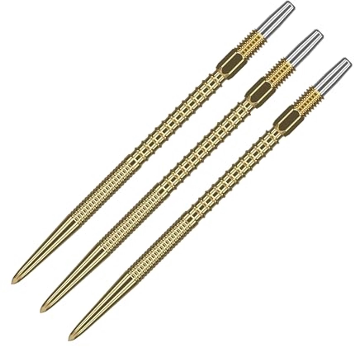 Wisselbare Darts Tips 40MM - Professionele Dart Accessoires in Goud (3-Pack)