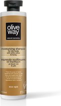 Oliveway natuurlijke hydraterende shampoo tegen droge hoofdhuid met biologische olijfolie - 500 ml