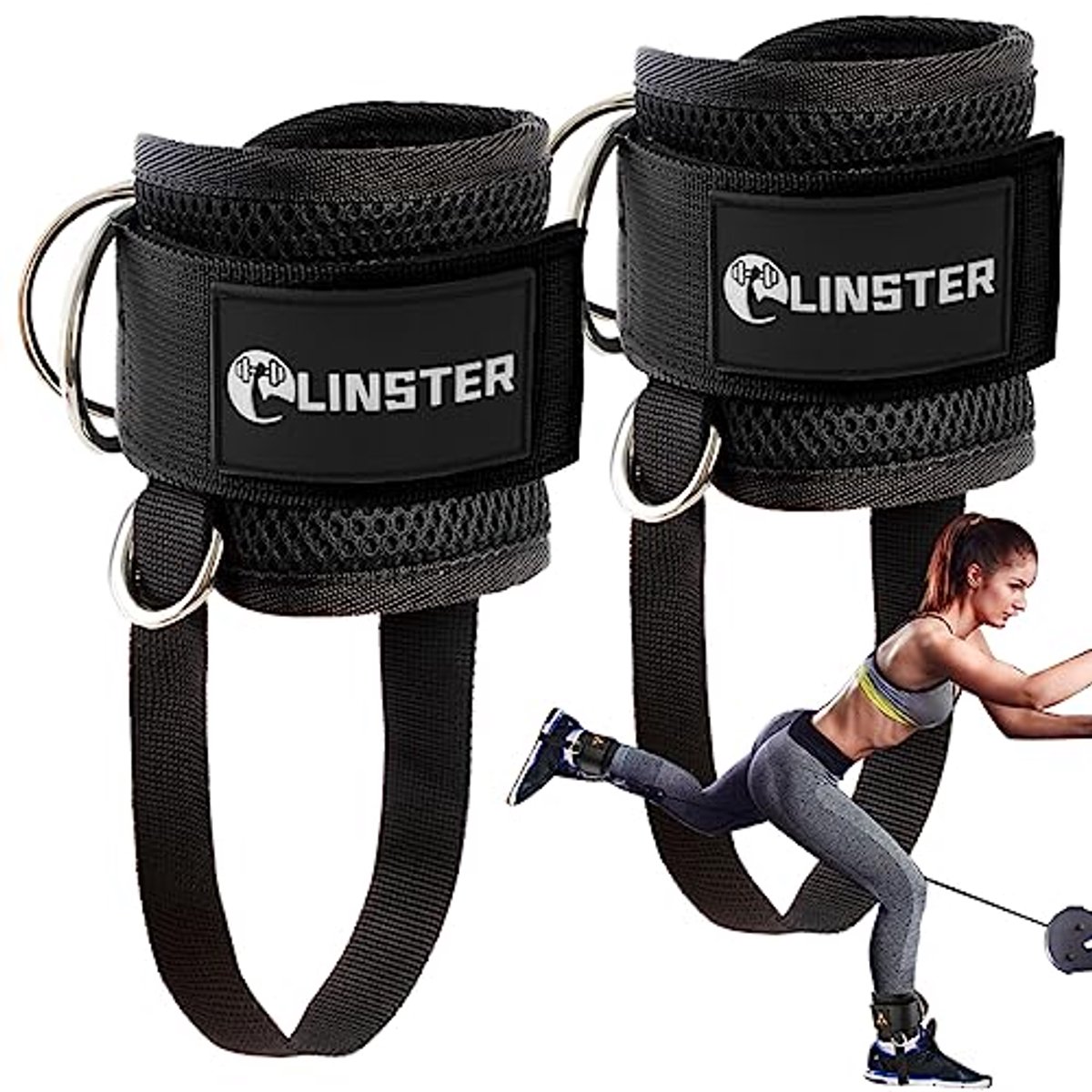 Fitness Voetlussen voor Kickbacks - Neopreen Enkelbandjes (2 Stuks)