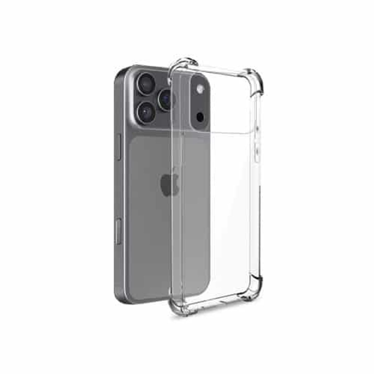 Zanaé - Backcover - iPhone 17 Pro Max - Anti Shock - Transparant