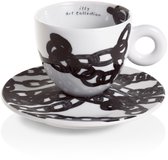 illy Art Collectie - Genesi - giftset (A) met twee cappuccino kop en schotel