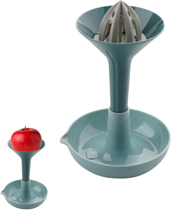 Citruspersen - Handsapcentrifuge, handmatige sappers, handmatige keukenpers voor limoen, multifunctionele rotatiepers, ruimer, handpers, fruitpers voor citrusvruchten, citroen, limoen — afbeelding 3