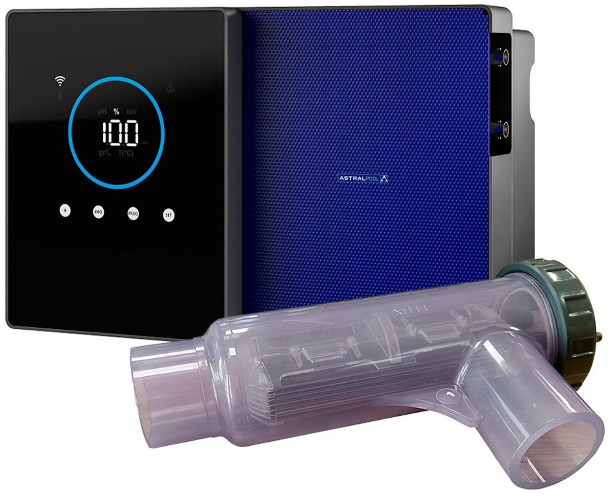 Astralpool Clear Connect 21 G/u Tot 90 M³ Zoutwaterchlorinator Transparant
