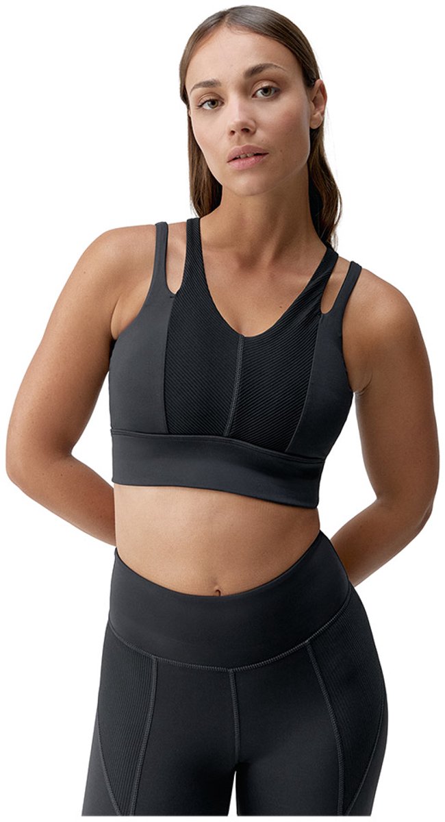 Born Living Yoga Reka Sporttop Met Medium-hoge Ondersteuning Zwart S Vrouw