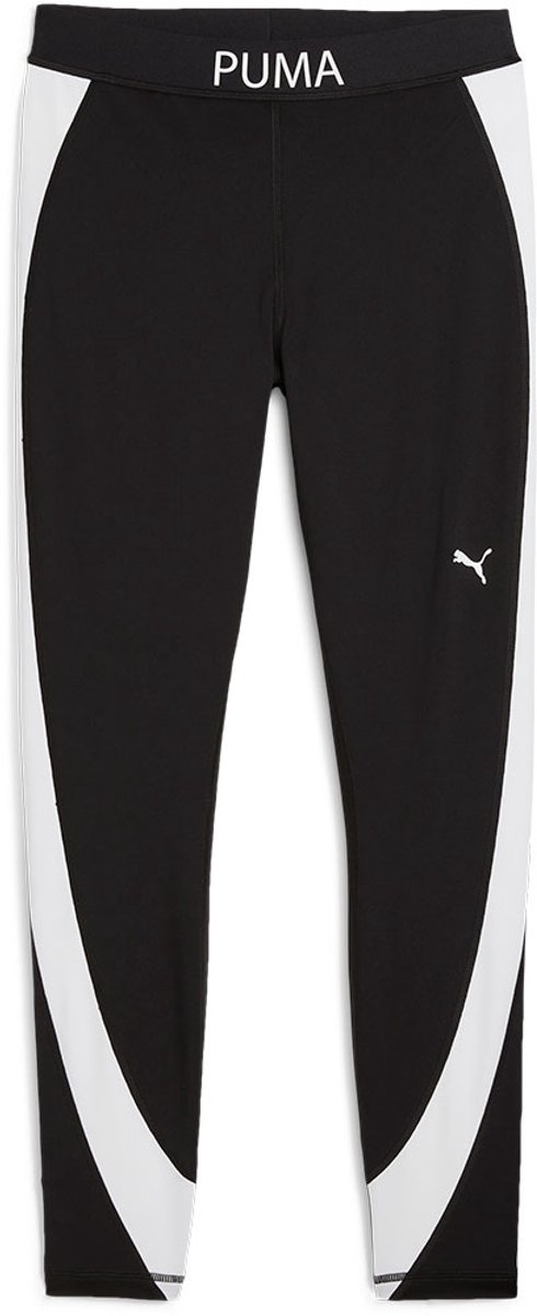 Puma Damen Tights W STRONG COLORBLOCKTIGHT HW 7/8 526679 Puma -XS Zwart