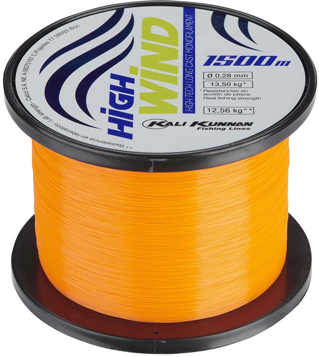 Kali Kunnan High Wind Monofilament 1500 M Oranje 0.400 mm