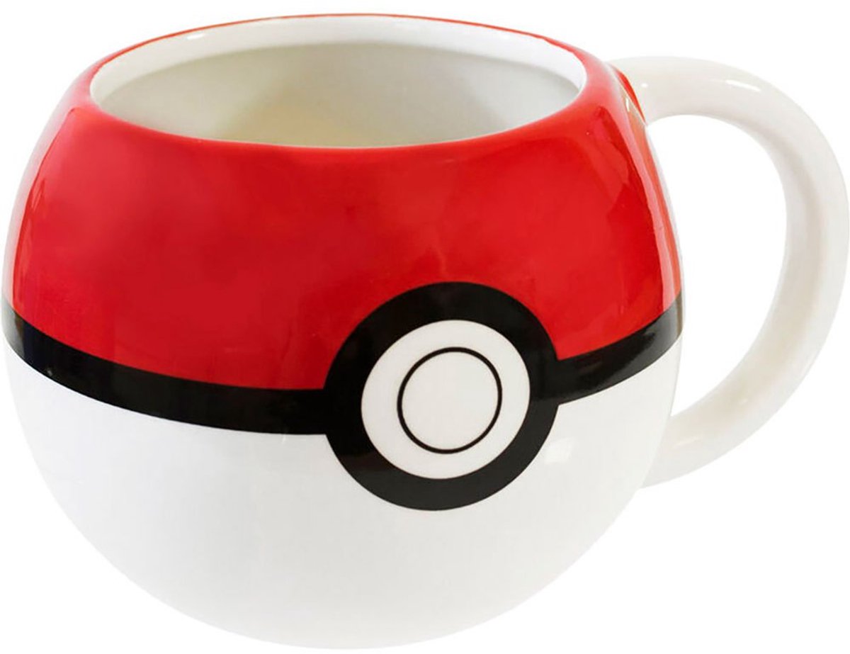Pokemon Poke-Ball 3D mok 445 ml. - Beker - Cadeau