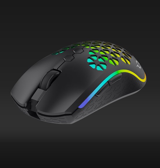 Aqirys Polaris muis Gamen Rechtshandig USB Type-A Optisch 19000 DPI