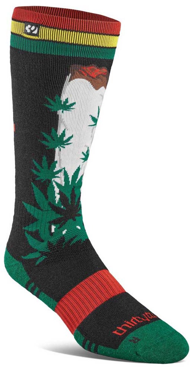 Thirtytwo Tm Merino Lange Sokken 1/2-41 Man Zwart