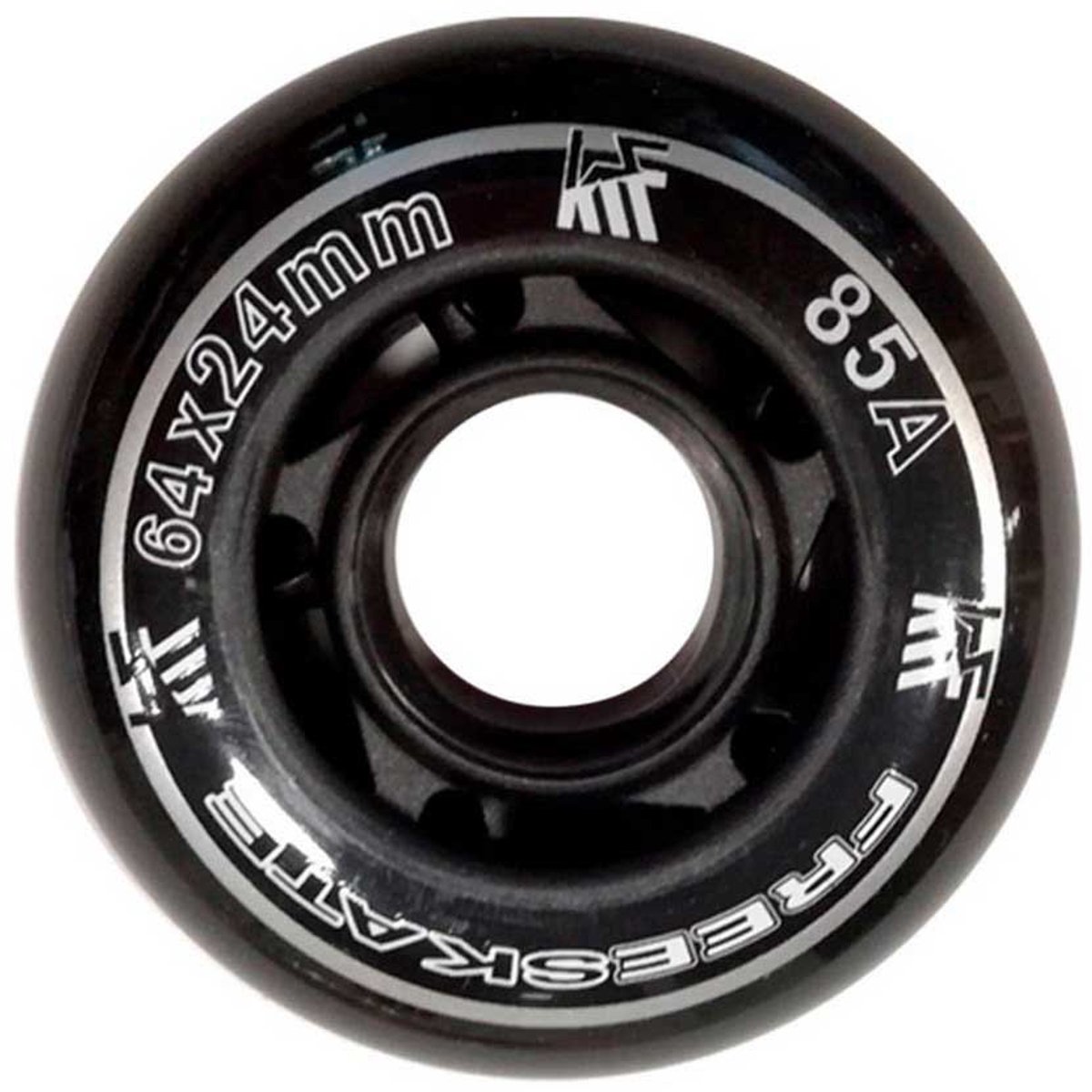 Krf Line First Schaatswielen 4 Eenheden Zwart 72 mm / 85A
