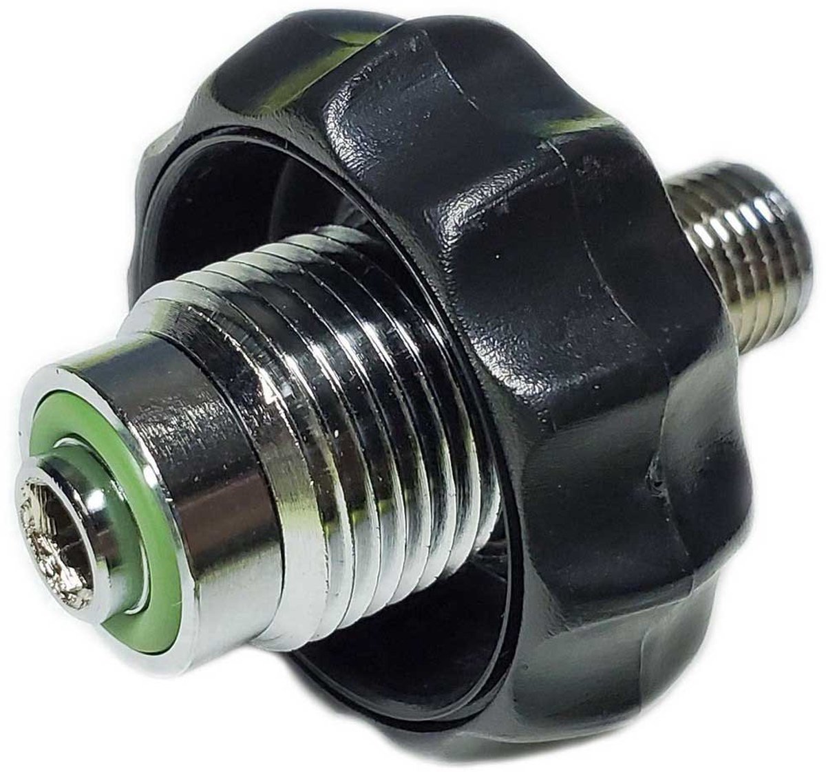 Metalsub Din 200/300 1/4´´ Bsp Connector Zwart