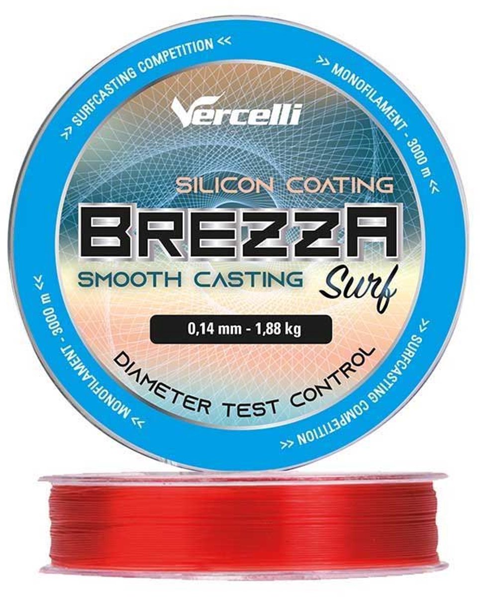 Vercelli Brezza 3000 M Monofilament Transparant 0.160 mm