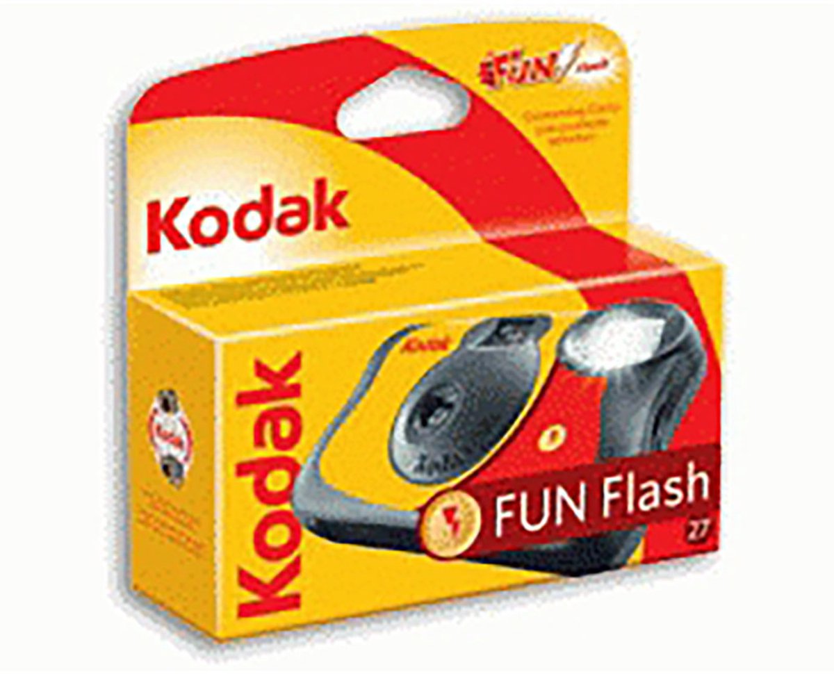 Kodak - Wegwerpcamera met flitser - 27+12 foto's