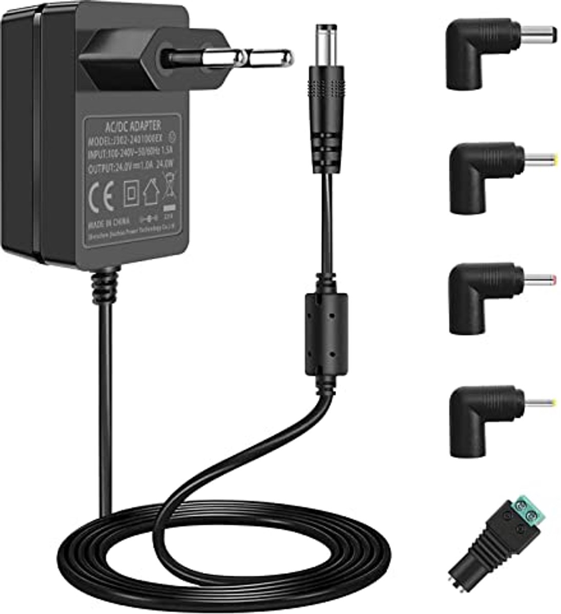 Image of 24V 1,5A AC/DC Voeding voor LED-strip en Apparaten