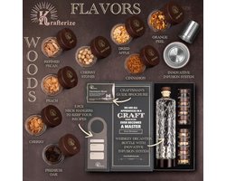 DIY Whisky Cadeaus en Infusieset - Maak je Eigen Whisky en Karaf Set met Botanicals