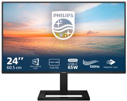 Philips 1000 series 24E1N1300AE - Full HD IPS Monitor - Verstelbaar - USB-C 65w - 120hz - 24 inch