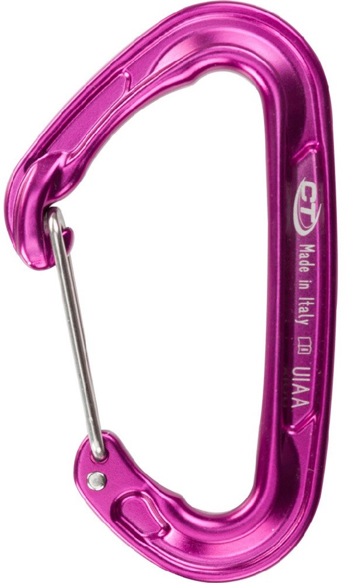 Climbing Technology Fly-weight Evo Karabijnhaak Paars,Zilver