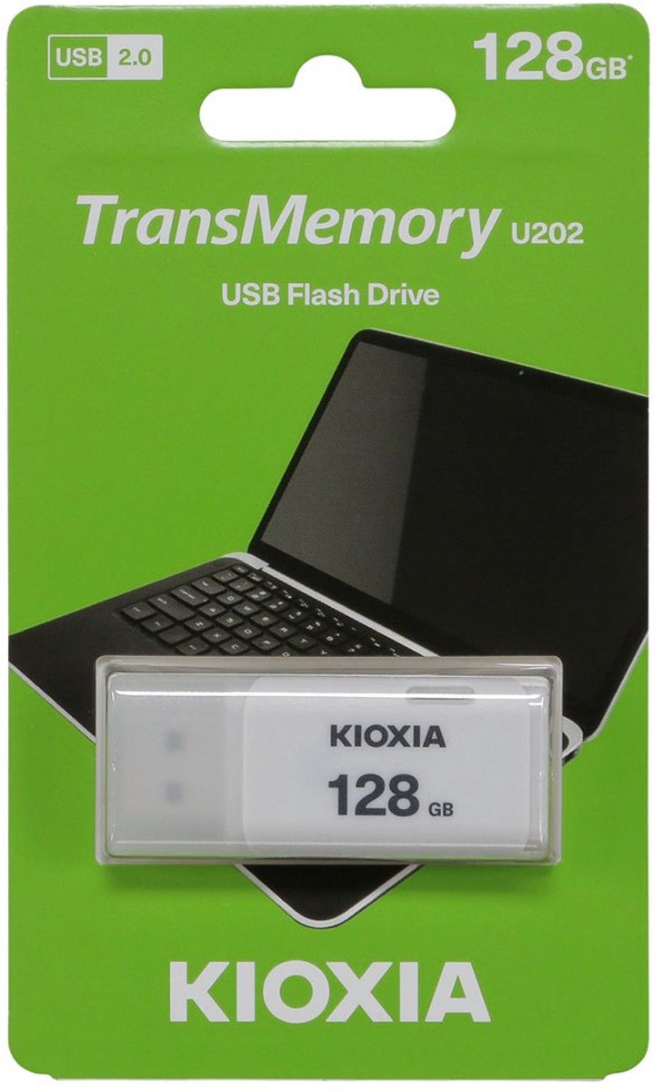 Kioxia U202 Hayabusa white USB Stick USB 2.0 128GB