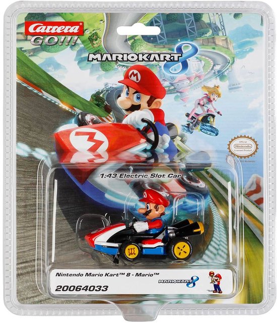Carrera Go!!! Speelgoedvoertuig - GO!!! Nintendo Mario Kart 8 - Mario in Kart auto van Carrera — afbeelding 4