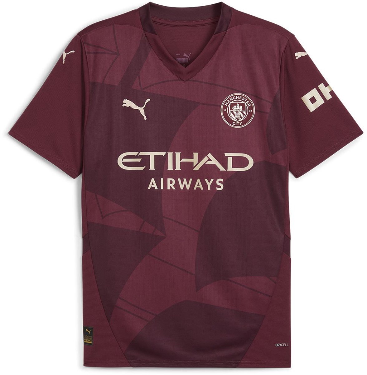 Puma Manchester City Fc 24/25 Derde T-shirt Met Korte Mouwen Paars XS Man