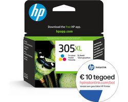 HP 305XL - Inktcartridge - Origineel - Kleur + Instant Ink tegoed