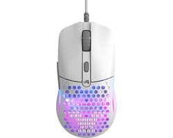 Glorious Gaming Model O Eternal - Bedrade Gaming Muis - 12K DPI - Ultralicht 55 g - Optisch - RGB - Wit