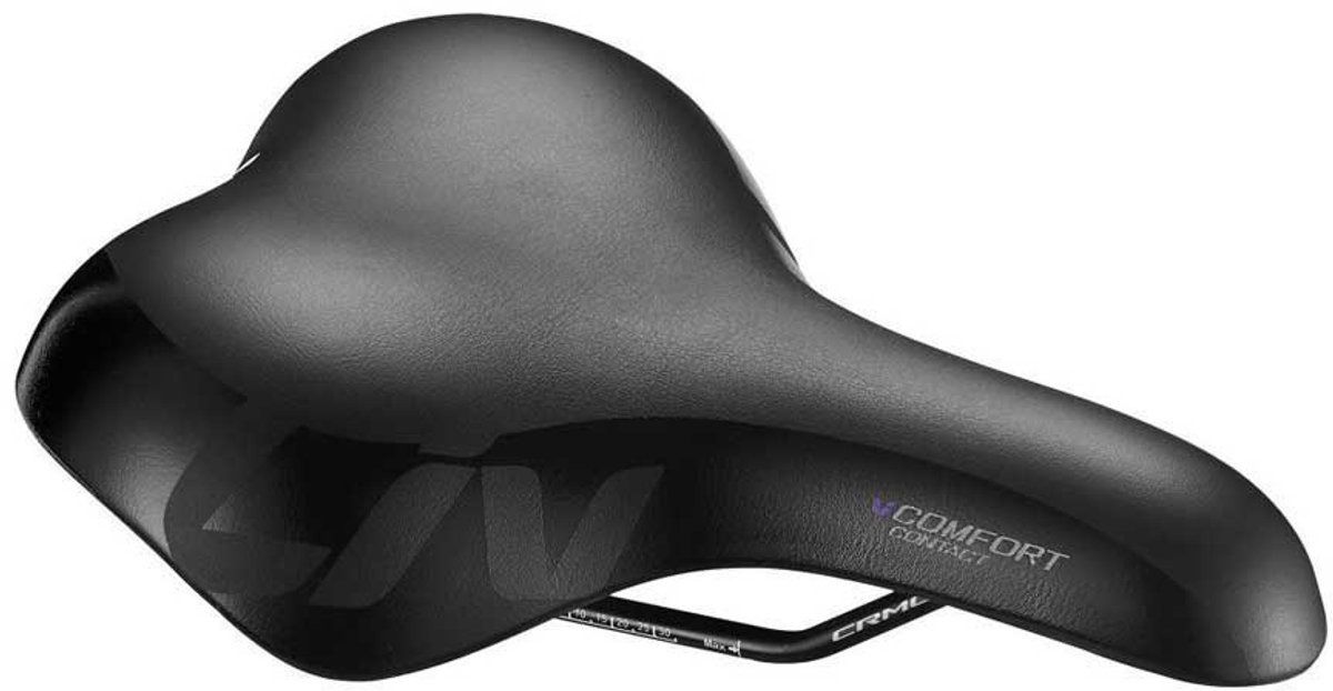 Liv Contact Comfort Zadel Zwart Man,Vrouw