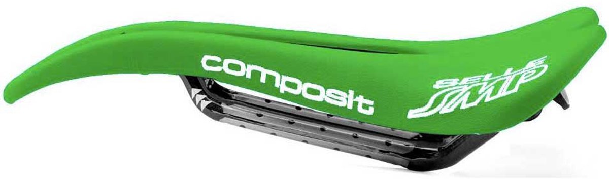 Selle Smp Composit Carbon Zadel Groen 129 mm Man