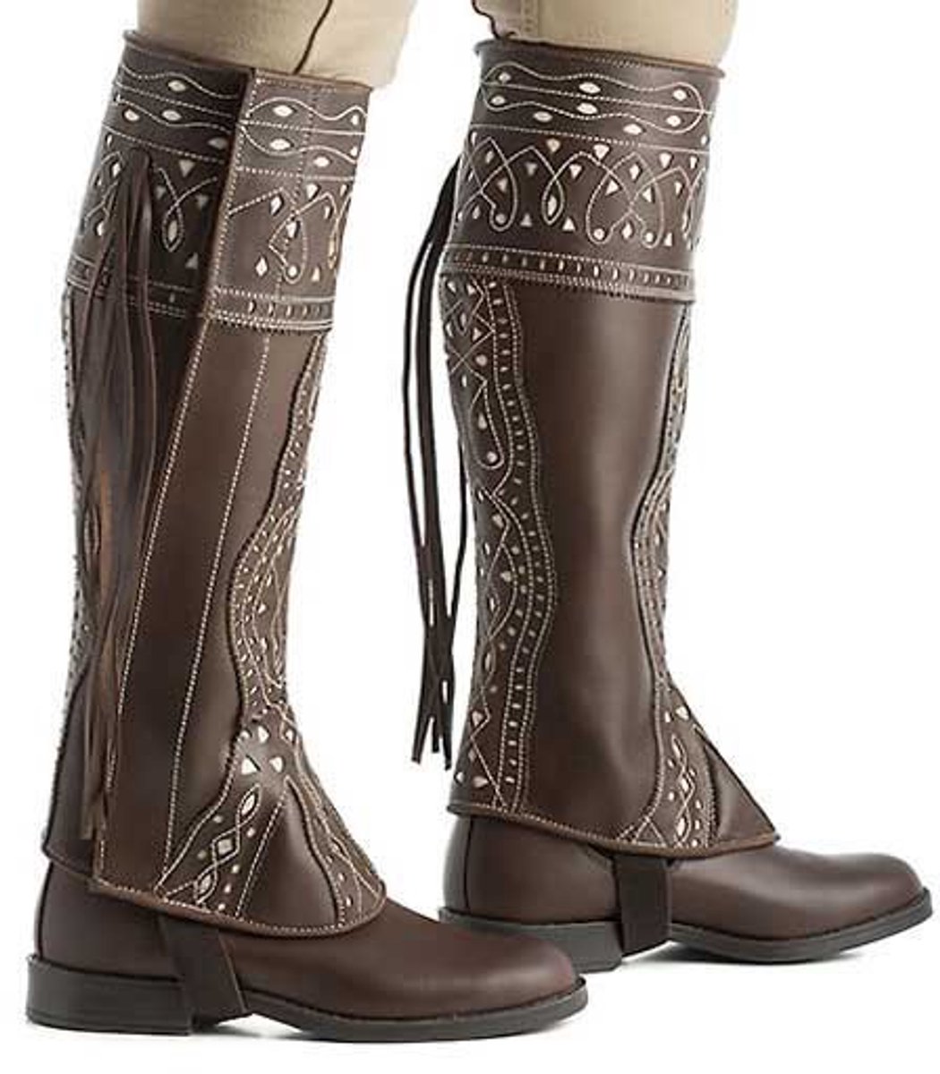 Hispano Hipica Country Halve Chaps L Bruin