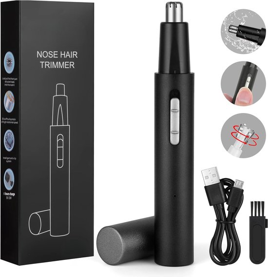 Tondeuse Nez Solacis - Tondeuse Oreille - Tondeuse Poils du Nez - Tondeuse Nez - Soins du Soin du visage - Hommes - Femmes - Électrique - Toilettage - Must !