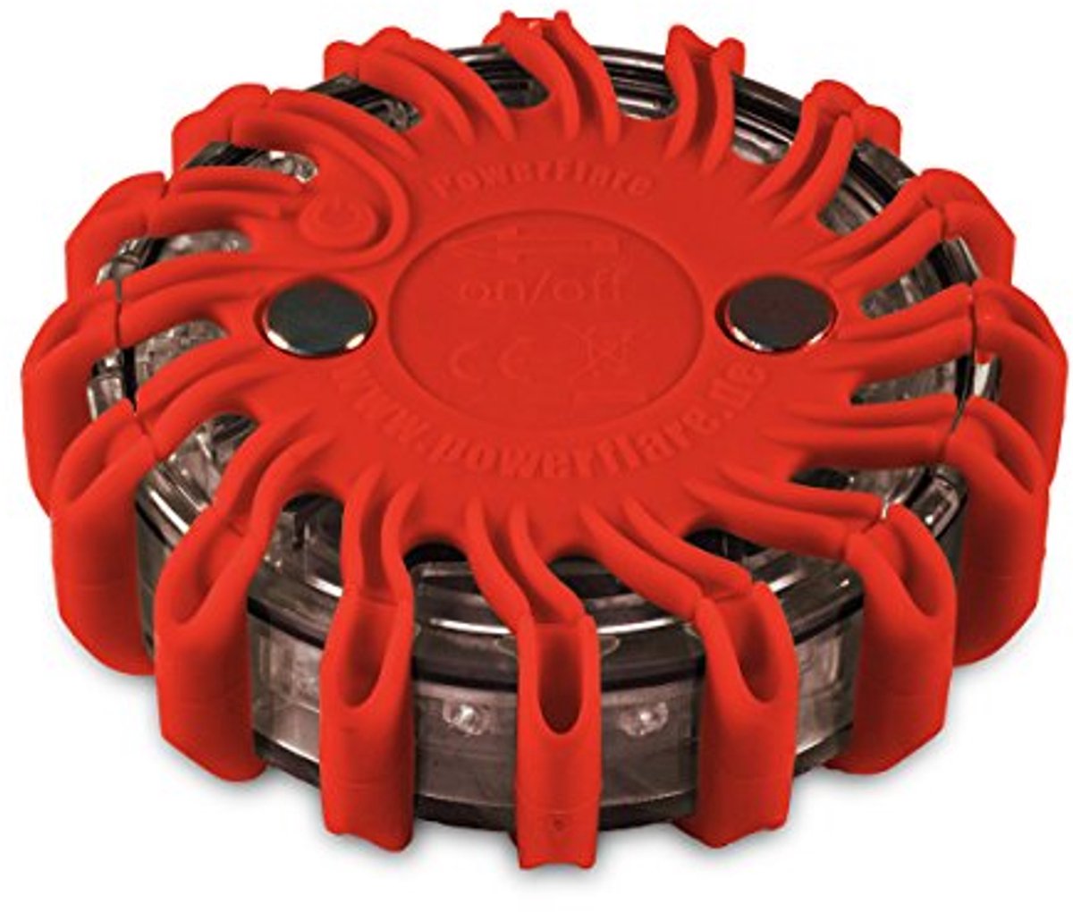 Powerflare LED Signaallicht - Rood, Batterij Versie - Waterdicht en Drijvend, 16 Helder LEDs, 9 Knippersequenties