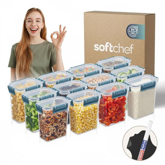 Soft Box - 12-delige Mixset (4×1100 ml, 4×2200 ml, 4×3400 ml
