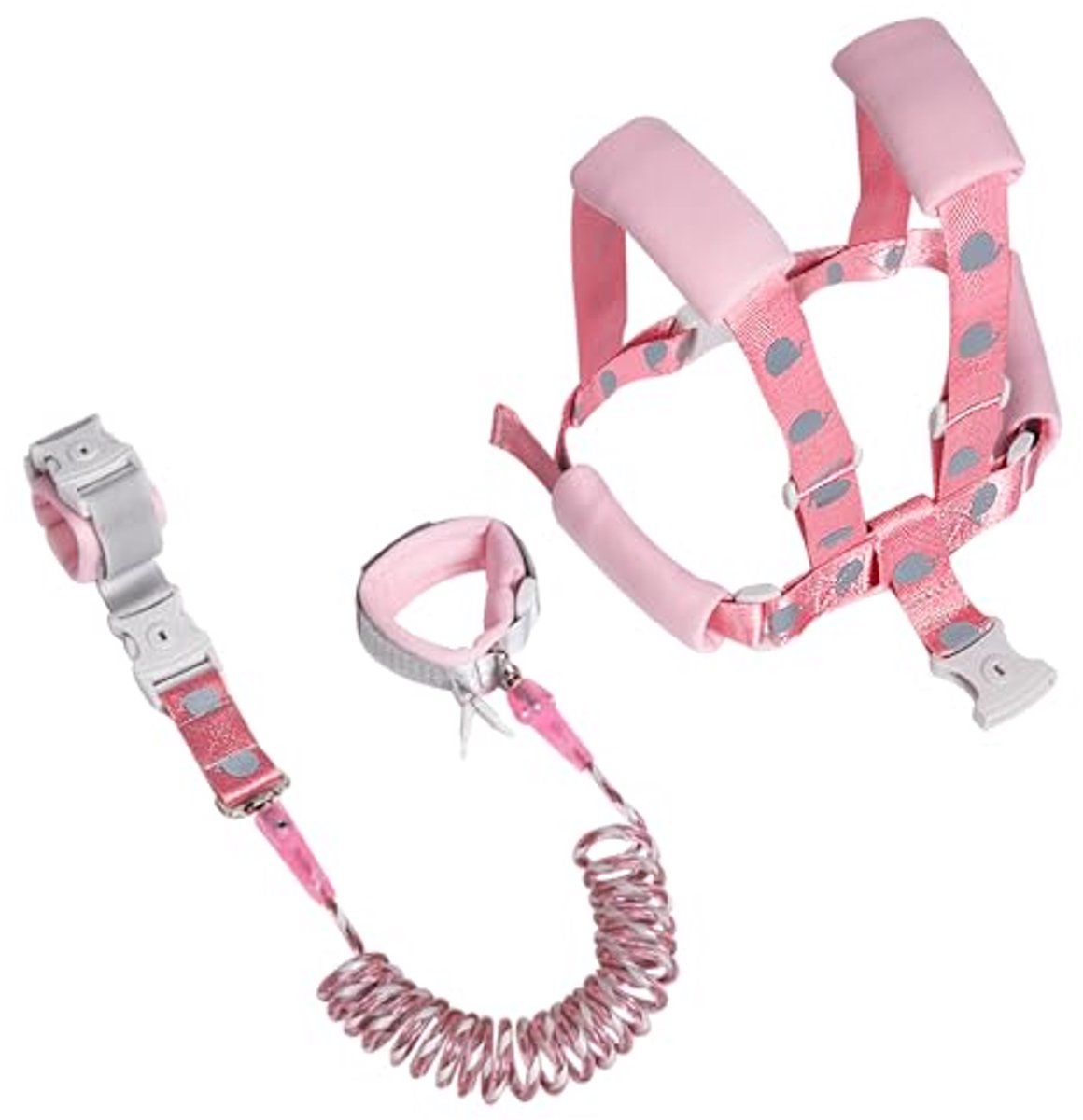 Image of 2-in-1 Babyteugels Wandelharnas met Anti-Verlies Veiligheidslijn voor Peuters