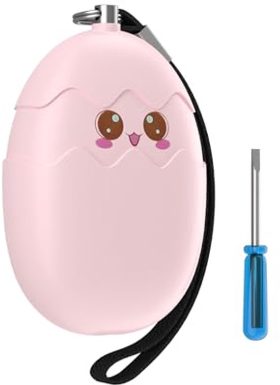 Persoonlijke veiligheidsalarmen voor vrouwen, 3-pack herbruikbare politie goedgekeurd 140DB luid alarm met LED-licht, kleine persoonlijke beveiliging alarm zaklamp sleutelhanger voor vrouwen, meisjes