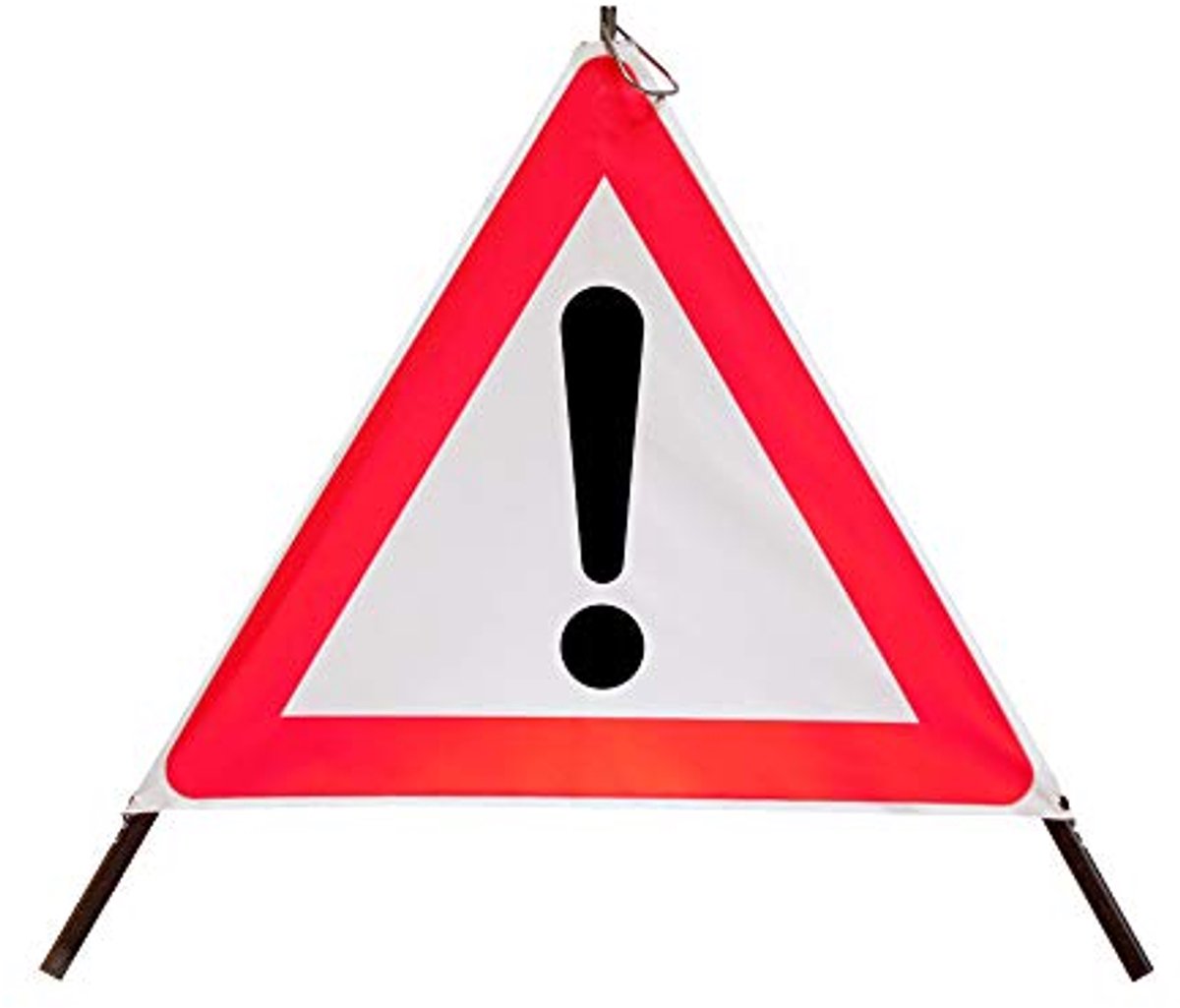 Vouwsignaal waarschuwingsbord 70 cm - Universeel en weerbestendig - Veilig op de weg