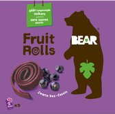 BEAR - FRUIT ROLLS - ZWARTE BES - DOOS (6 x 5 VERPAKKINGEN)