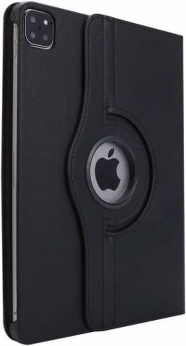 Luxe tablet hoes - geschikt voor Ipad Pro 4e en 5e generatie - 12.9 inch - 360 graden draaibare bookcase - Zwart