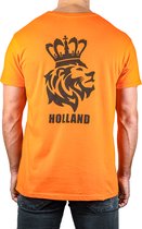 Holland en Oranje T-shirt Unisex maat Small - Voetbal - Formule 1 - Leeuw - Leuwinnen - Oranje