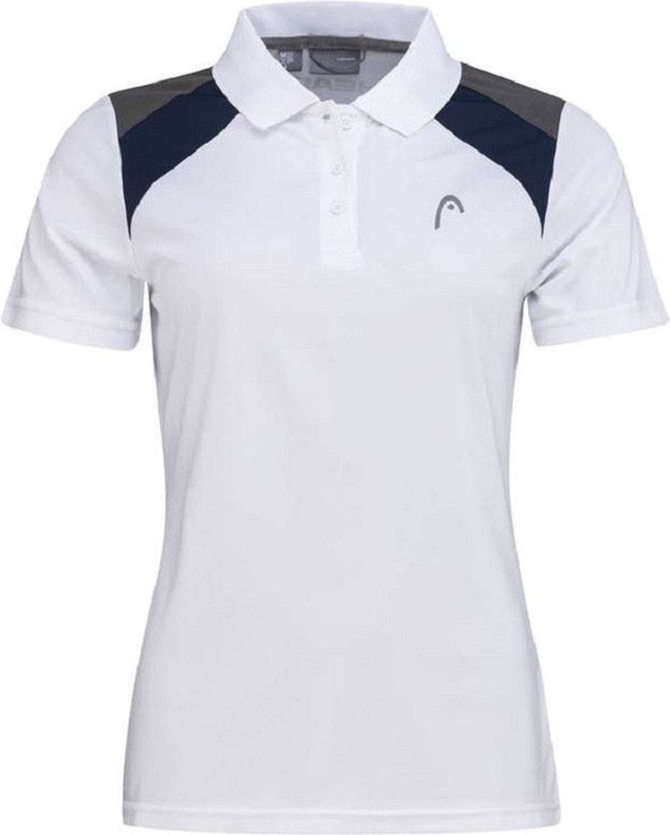 HEAD Poloshirt Club 22 Tech Dames Wit