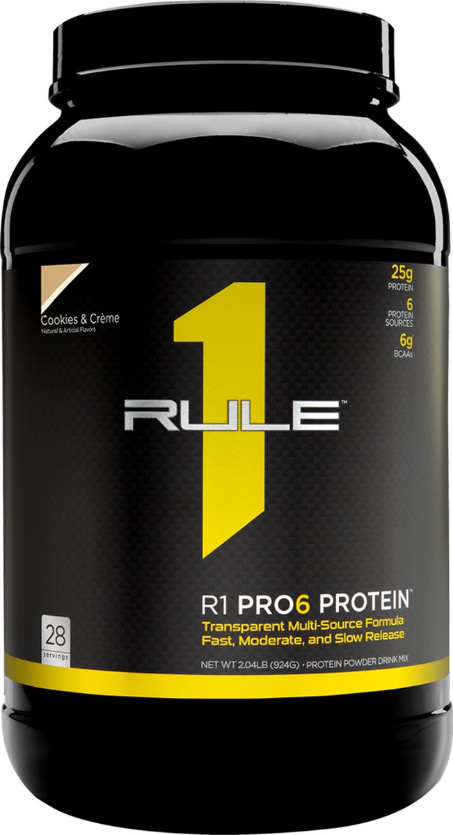 R1 PRO6 Protein (2lbs) Cookies & Creme